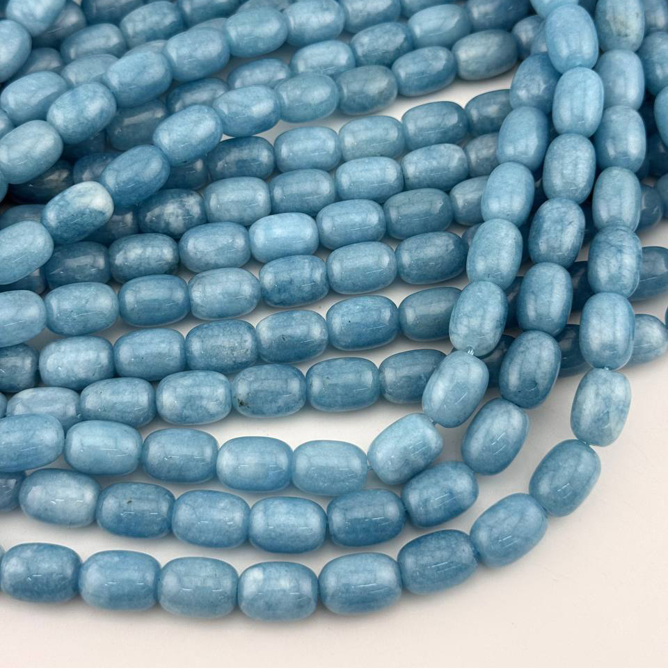 Бусины Агат размер 10*14мм натуральный камень